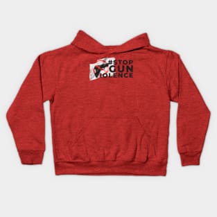 #stop gun violence Kids Hoodie